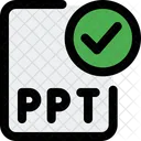 Check Ppt File Ppt File Approve Key File Icon