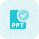 Check Ppt File Ppt File Approve Key File Icon