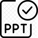 Check Ppt File  Icon