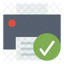 Check Print Printer Print Icon