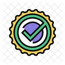 Check Quality Checkmark Badge Icône