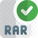 RAR-Datei prüfen  Symbol