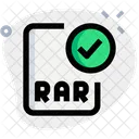 RAR-Datei prüfen  Symbol