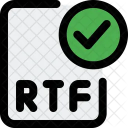 RTF-Datei prüfen  Symbol