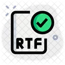 RTF-Datei prüfen  Symbol