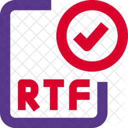 RTF-Datei prüfen  Symbol