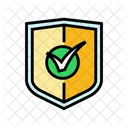 Shield Check Mark Icon