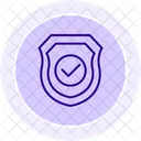 Check Shield Protection Icon
