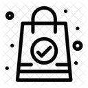 Check Shopping Bag  Icon