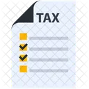 Check Tax Document  Icon