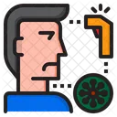 People Virus Tempurature Icon