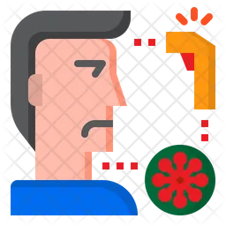 Check Temperature Infection Person  Icon
