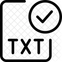 Txt-Datei prüfen  Symbol