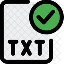 Txt-Datei prüfen  Symbol