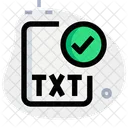 Txt-Datei prüfen  Symbol