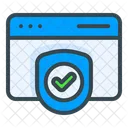 Check Web Security Web Security Web Protection Icon