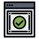Check Website Approve Website Approved Icon
