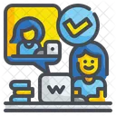 Check Worker  Icon