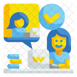 Check Worker  Icon
