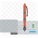 Blank Check Banking Icon