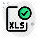 Xls-Datei prüfen  Symbol