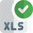 Check Xls File Xls File Approve Xls File Icon
