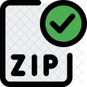 ZIP-Datei prüfen  Symbol