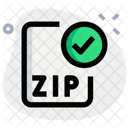 ZIP-Datei prüfen  Symbol