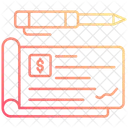 수표장  아이콘