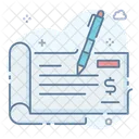 Bank Cheque Check Book Payment Cheque Icon