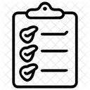 Checkbox List Task Icon