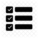 Checkbox Checklist List Icon