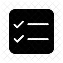 Checkbox Checklist List Icon
