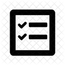 Checkbox Checklist List Icon