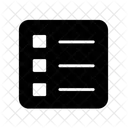 Checkbox Checklist List Icon