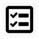 Checkbox Checklist List Icon