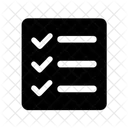 Checkbox Checklist List Icon
