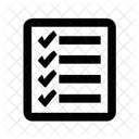 Checkbox Checklist List Icon