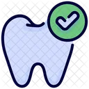 Checked Checkmark Tooth Icon