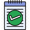 Checked File Business Icon