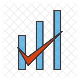 Checked Bar Graph Icon