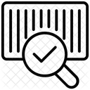 Checked Barcode  Icon