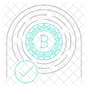 Checked bitcoin  Icon