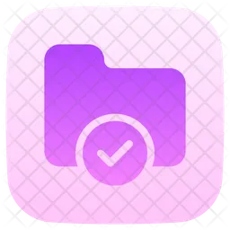 Checked Folder  Icon