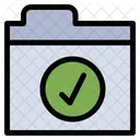 Complete Folder Selected Icon