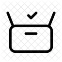 Checked Package Verified Parcel Cargo Icon