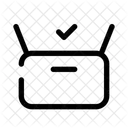 Checked Package Verified Parcel Cargo Icon