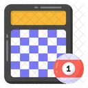 Checker Board Game  Icon