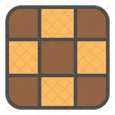 Cracker Checkerboard Biscuit Icon