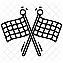 Checkered Flags Icon Of Line Style Available In Svg Png Eps Ai Icon Fonts